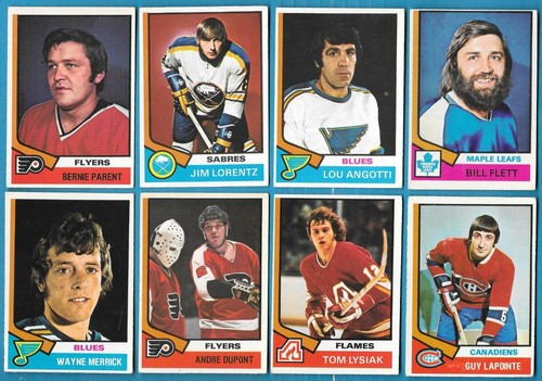 1974-75 OPC O PEE CHEE NHL HOCKEY CARD ERROR & VARIATION 1-132 SEE LIST - Picture 147 of 292