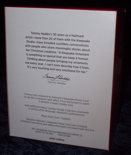 2023 Hallmark JOANNE'S CHRISTMAS BOUTIQUE Holiday Parade Interactive Ornament - Picture 3 of 4