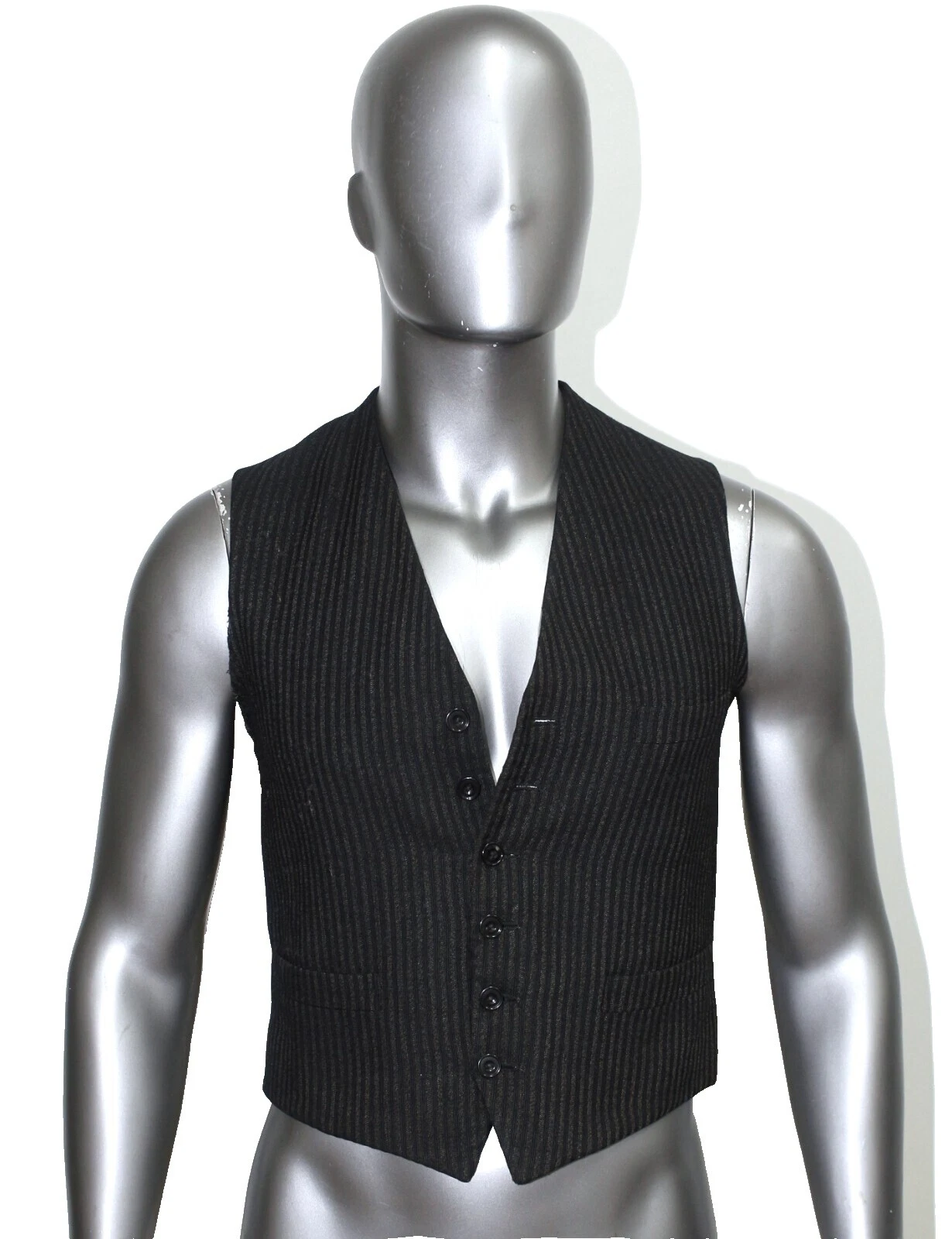 Regular Size 1940s Vintage Vests for Men