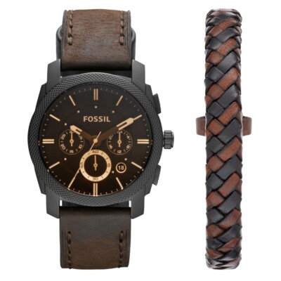 Lederarmband Armband FÃ¼r Fossil Uhr Herren Fossil Machine 42 Mm