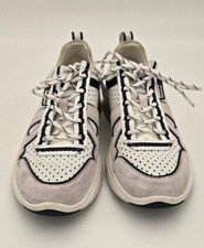 Coach G5143 Women's Low Top Citysole White Suede Mesh Sneakers Size 7B