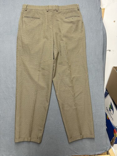 Claiborne Khaki Pants Men's 36x31 Straight Leg Hgh rise Beige - Picture 9 of 16