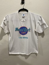 Vintage 90s Hard Rock Cafe Las Vegas White T-Shirt Large Made In USA