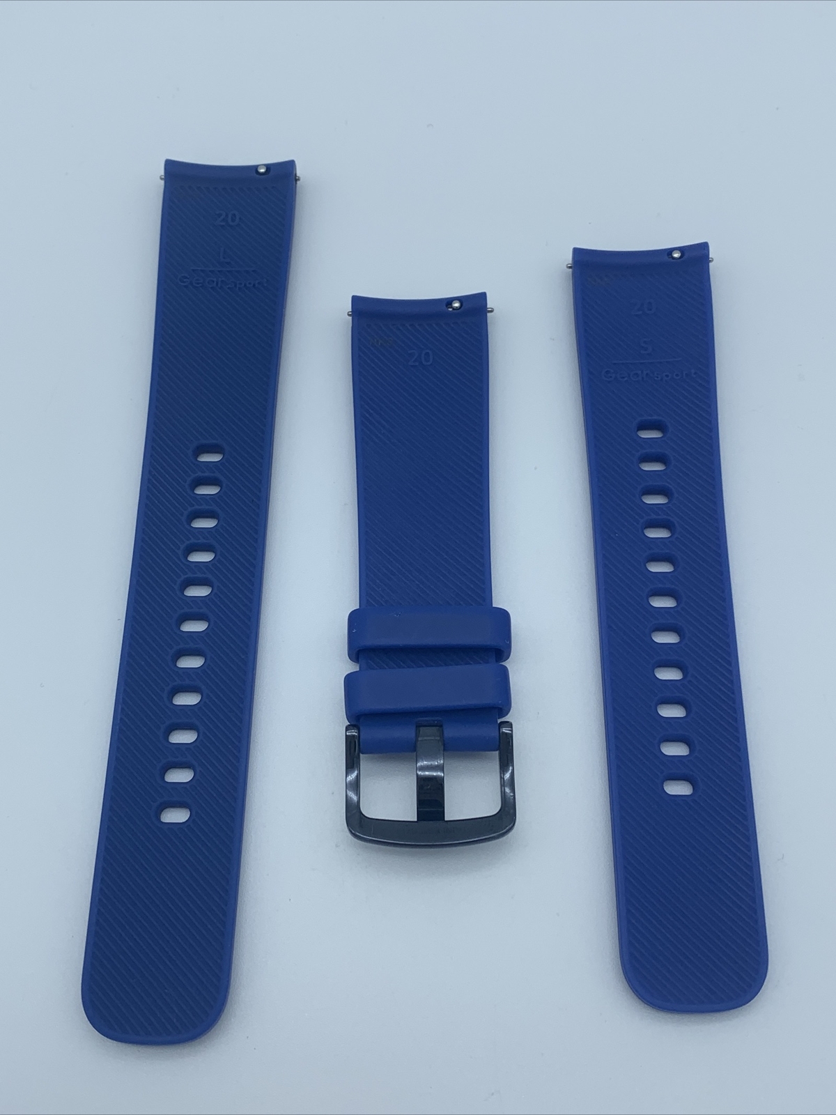 Genuine Samsung Gear Sport Watch Band OEM Blue Silicone Strap 20mm For