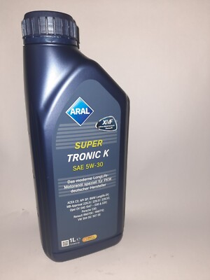 12 x 1 Liter ARAL SuperTronic K 5W-30 ACEA C3; VW; MB 229.51; BMW-LL04 etc.