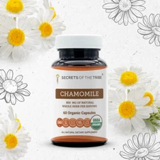 Secrets Of The Tribe Chamomile Capsules, 400 mg