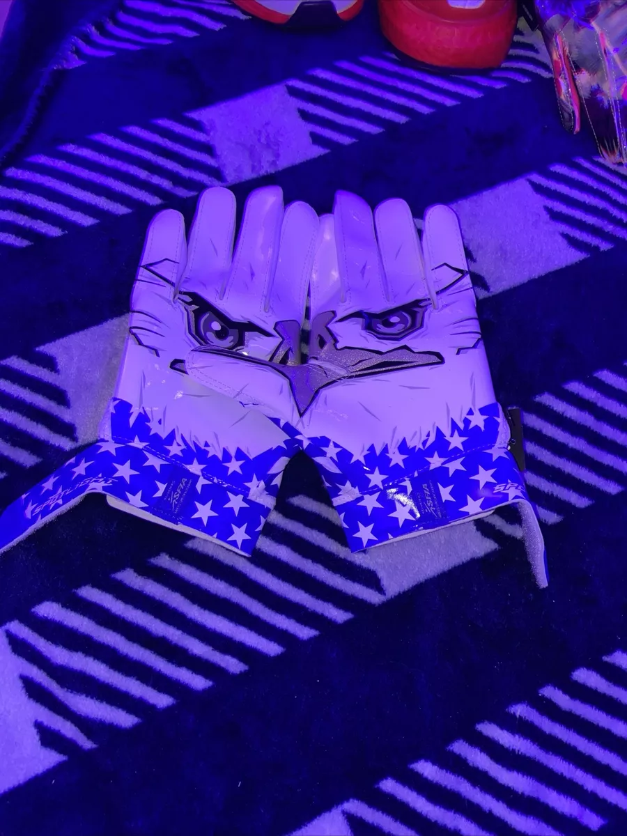 Rare Under Armour Spotlight American Eagle Football Gloves. Mens