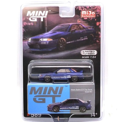 MINI GT 1:64 Scale MiJo Limited Edition Nissan GT-R Top Secret VR32 Meta