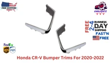 Fits Honda CR-V Bumper Trims For 2020-2022 Front Left Right Side Set 2pc