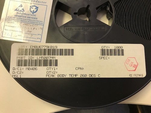 5 PCS x NSC LM5007MM , IC REG BUCK ADJ 0.5A 8VSSOP , CUT TAPE | eBay