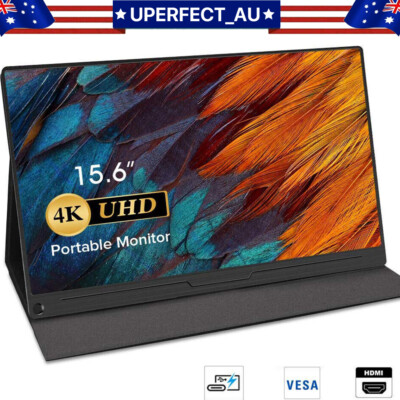 UPERFECT 15.6 Inch HDMI LCD Display Monitor 3840x2160 4K For Raspberry Pi 3B PS5
