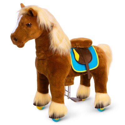 PonyCycle  Modell X Pferd zum Reiten auf Rollen für Kinder  Größe 4