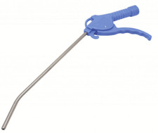 Pistola aria soffiaggio per compressore canna lunga 1/4" curva 30cm 300mm 13Nsa