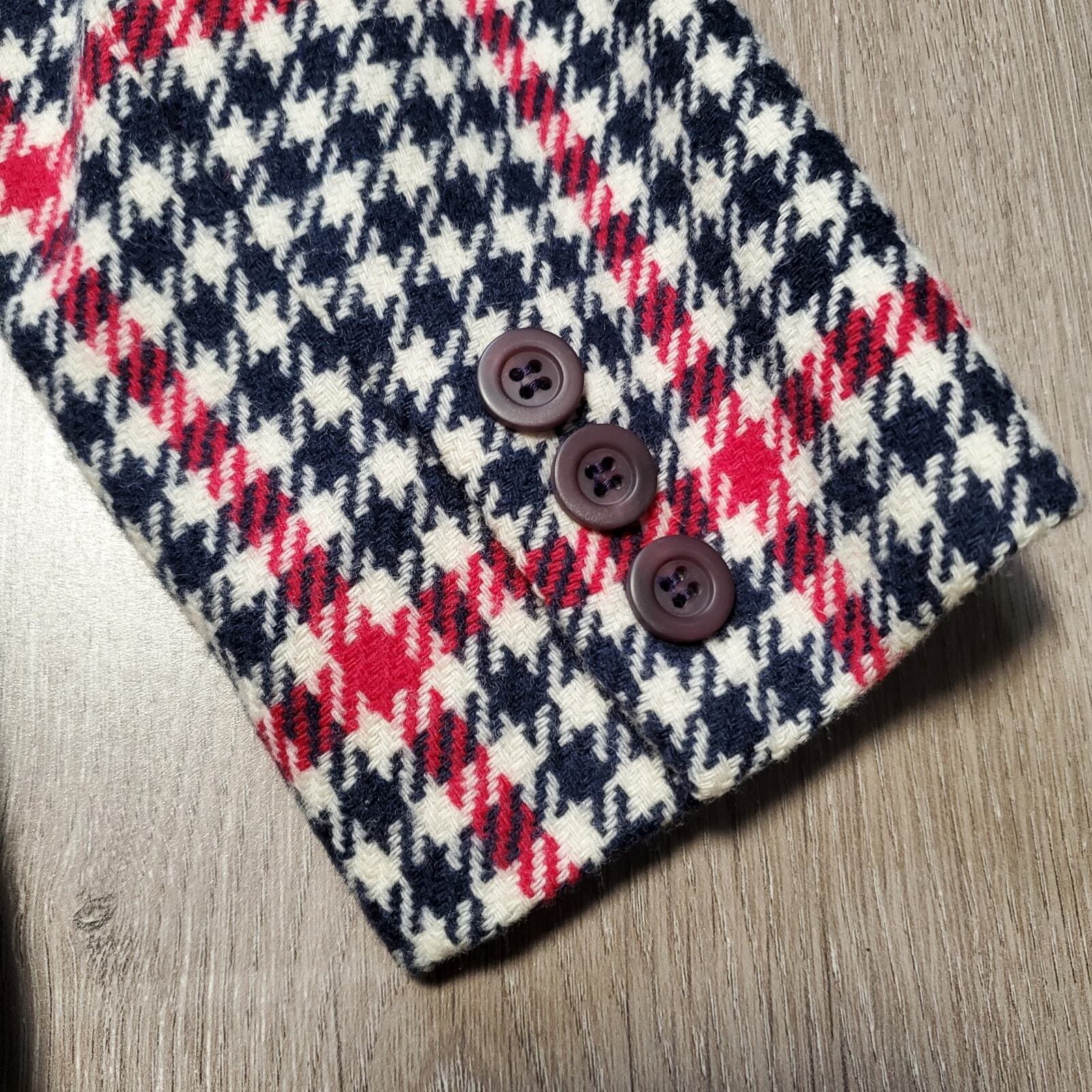 Pendleton Houndstooth Wool Blazer 6 - image 5