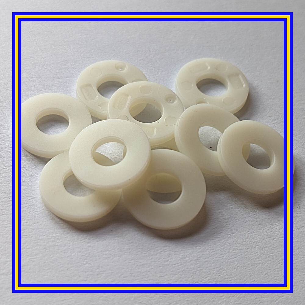130700 X 10 IKEA White Plastic Washers | eBay