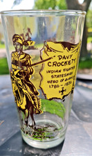 VINTAGE DAVY CROCKETT 8OZ TUMBLER/JUICE GLASS 5 1/4