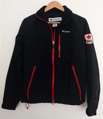 Jacke. Multipocket Jacke schwarz. Windbreaker. Columbia. Polyester. Größe 38