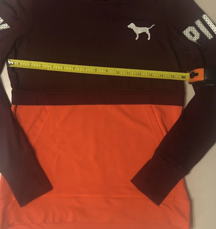 Pullover Victoria's Secret ROSA Manga Larga Perro Atletismo Talla Extra Pequeña Foto 2 de 4