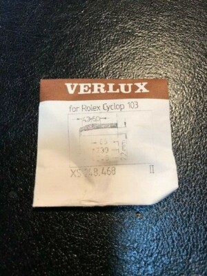 VERLUX Glas für ROLEX CYCLOP 103 XS 248.468