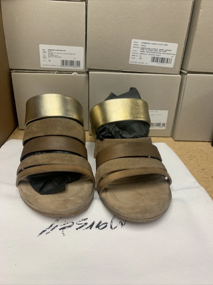 Sandalia para mujer Marsell Nespoletta Oro Antico marrón dorado 36, 36,5, 37, 39,5 Foto 2 de 4