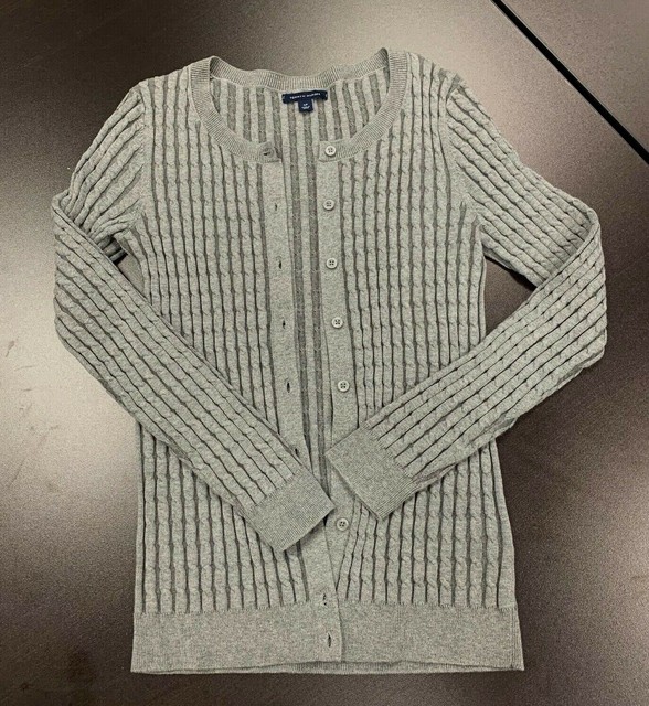 tommy hilfiger red cardigan