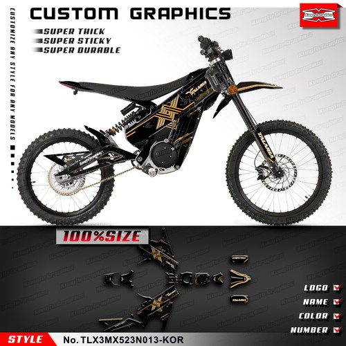 Kungfu Graphics Full MX Vinyl Custom Waterproof Sticker Decal Kit for TALARIA X3 - Picture 21 of 25