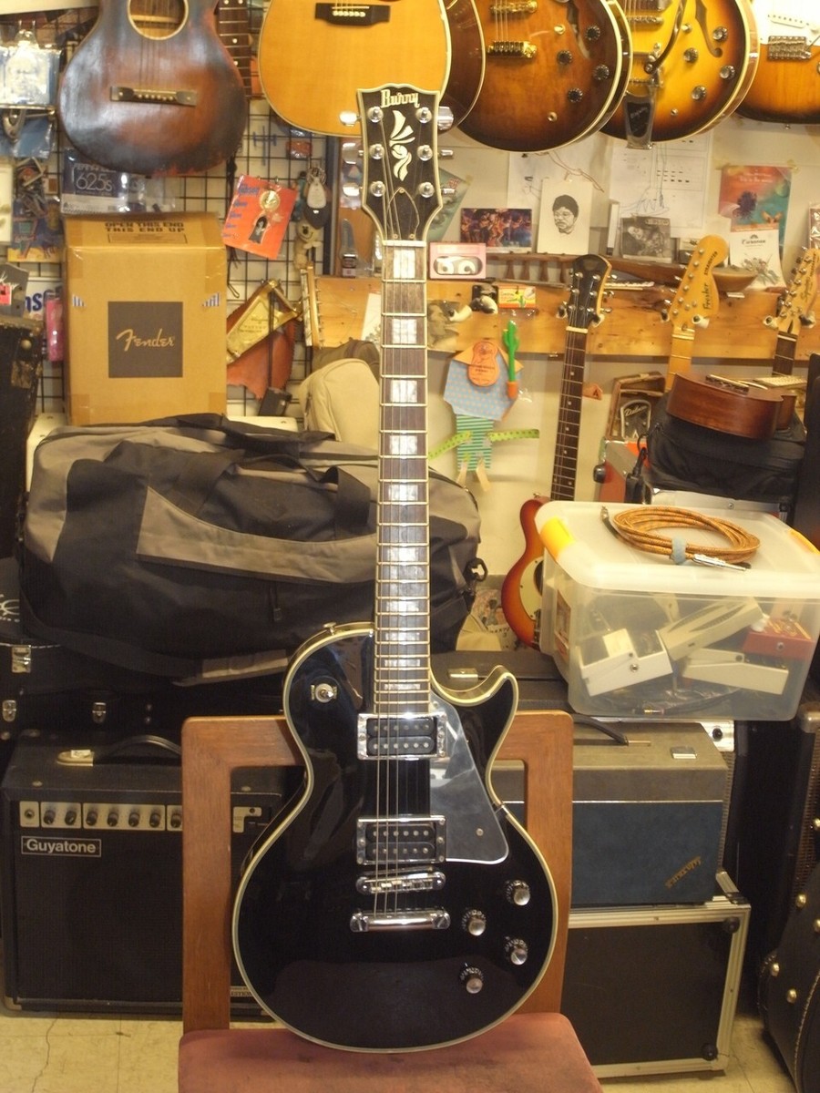 【レスポール】Burny RLC-55JS John Sykes モデル Burny] RLC-55JS Black John Sykes Les Paul Custom 3.4kg Used