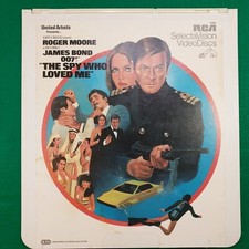 The Spy Who Loved Me-James Bond 007 RCA CED Videodisc USED UNTESTED