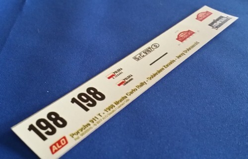 1968 MONTE CARLO #198 PORSCHE 911 SOBIESŁAW ZASADA/JERZY DOBRZANSKI 1:43 DECALS - Bild 1 von 1