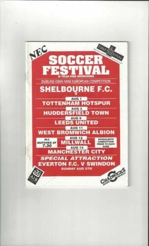 Tottenham Hotspur Home Team Pre-Season/Friendly Football Programmes