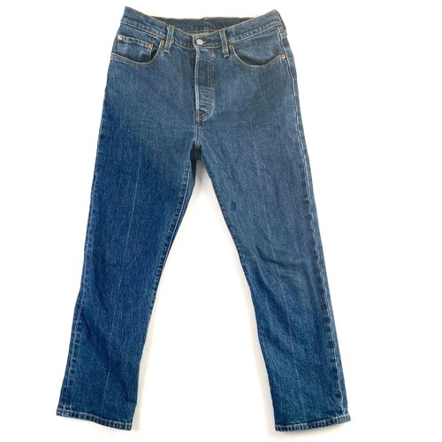 Levi's 501 Mens Straight Leg Jeans Button Fly Blue Denim Big E Size W29 x L28