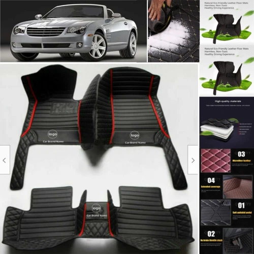 For Chrysler crossfire 2004-2008 Car Floor Mats Custom All Weather Waterproof - Imagen 1 de 36