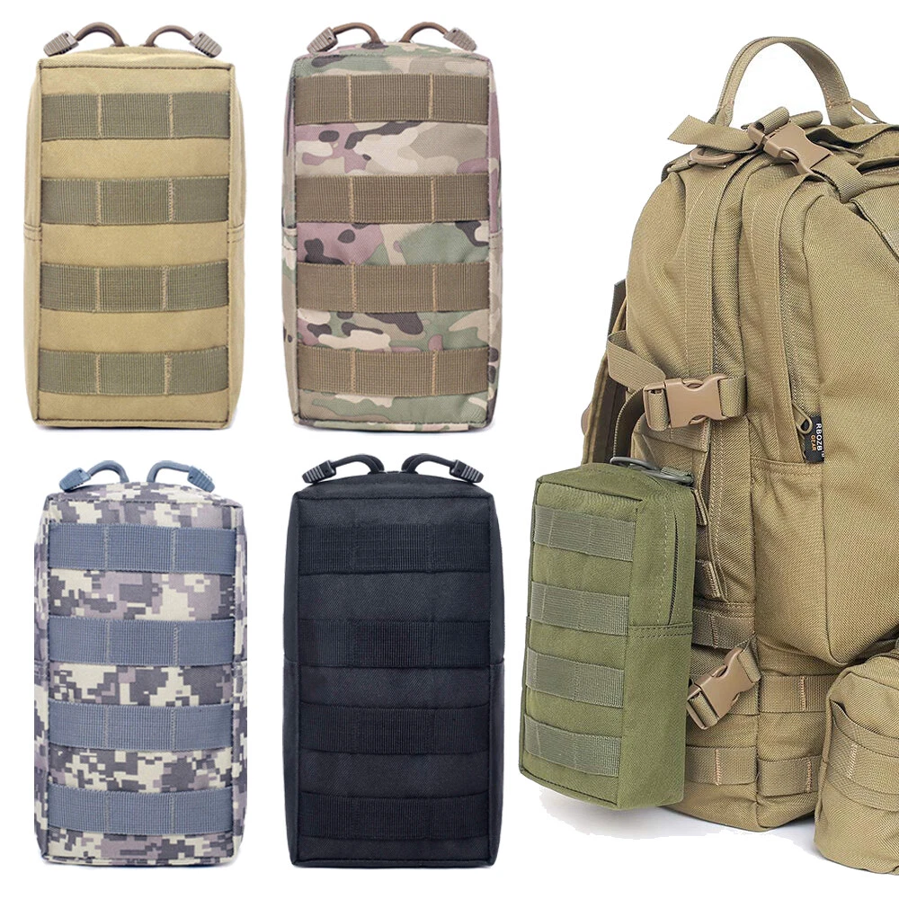 Tactical Molle Pouch Bag Utility EDC Pouch Vest Backpack Military