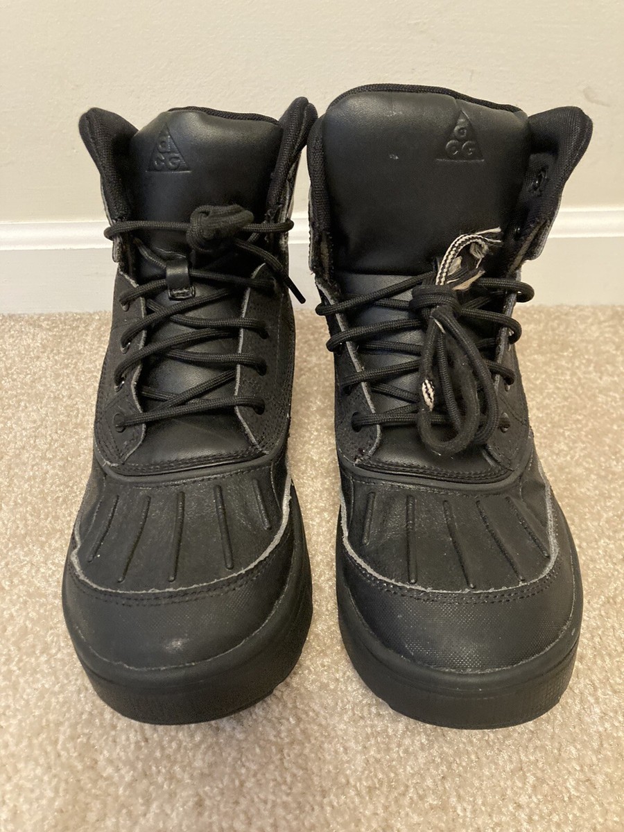 nike woodside boots black