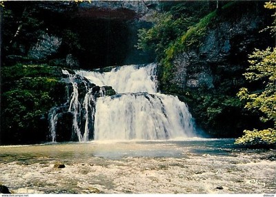 Postkarte - 25 - Nans sous Sainte Anne - La Source du Lizon - La Cascade en
