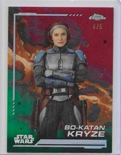 Bo-Katan Kryze - 2024 Topps Chrome Star Wars #38 Dathomir Red Refractor /5