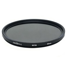Green Leaf 55mm Infrared IR Pass Filter 720nm for DSLR Camera Lens Photography