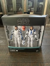 Star Wars Black Series Phase 1 Lieutenant & 332nd Ahsoka s Clone Trooper 2-Pack