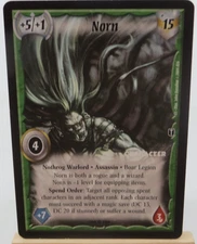 WARLORD Saga of the Storm CCG Nothrog Character Card NORN 180/580