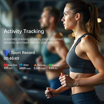 Smart Waterproof Ring For Men And Women, Bluetooth Heart Rate ++