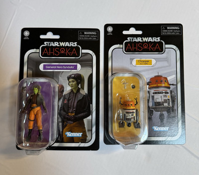 Star Wars The Vintage Collection Chopper And Hera From Ahsoka Action Figures X 2