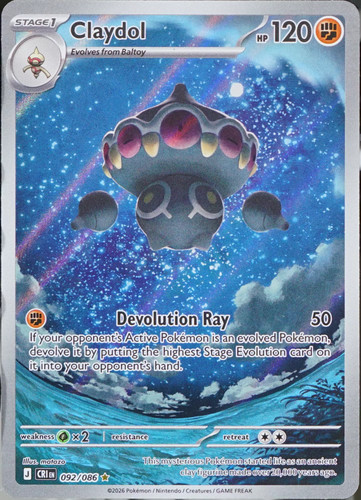 Chaos Rising #92 Claydol Pokemon NM