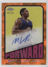 2023 Chrome Sapphire Edition 1972 Topps Orange 19/25 Metta World Peace Auto 1d0h