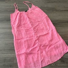 J Crew Sundress Neon Pink Manufacture Sun-faded Size Medium