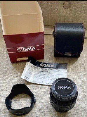 Sigma 24mm f/2.8 Super Wide II Objektiv - Canon FD Mount - Top Zustand