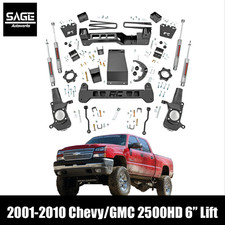 6 Inch Lift For 01-10 Silverado 2500hd And Sierra 2500hd 6 Inch Lift For 01-10 Silverado 2500hd And Sierra 2500hd