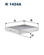 Innenraumfilter FILTRON K 1424A Aktivkohlefilter für FORD HN FOCUS HP VW AMAROK