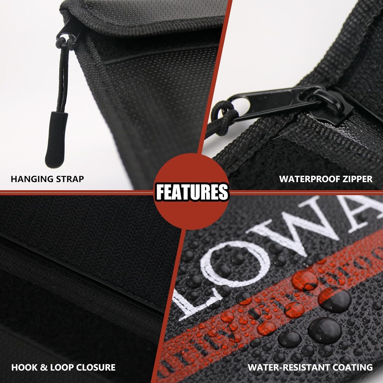 5200°F Fireproof Money & Document Bag 2-Pack – Upgraded Heat & Water Resistance