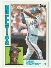 DARRYL STRAWBERRY 1984 TOPPS #182 / ROOKIE RC / NEW YORK METS