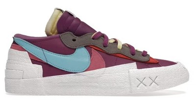 NIKE Blazer Low x sacai x KAWS ''Purple Dusk'' Purple DS Men's 9.5 DM7901-500 NIB